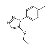 1H-1,2,3-Triazole,5-ethoxy-1-p-tolyl-(6CI) structure