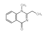 4(1H)-Quinazolinone,2-ethyl-1-methyl- Structure