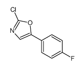 2-chloro-5-(4-fluorophenyl)-1,3-oxazole picture