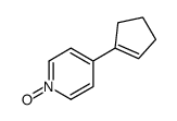 4-(cyclopenten-1-yl)-1-oxidopyridin-1-ium结构式