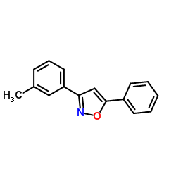 ISOXAZOLE, 3-(3-METHYLPHENYL)-5-PHENYL- Structure