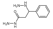 3-hydrazino-3-phenyl-propionic acid hydrazide结构式