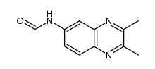 N-formyl-2,3-dimethyl-6-quinoxalinamine结构式