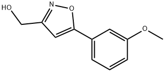 [5-(3-methoxyphenyl)isoxazol-3-yl]methanol picture