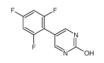 5-(2,4,6-trifluorophenyl)-1H-pyrimidin-2-one结构式