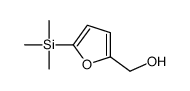 (5-trimethylsilylfuran-2-yl)methanol Structure