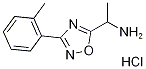 1-(3-o-Tolyl-[1,2,4]oxadiazol-5-yl)-ethylaminehydrochloride structure