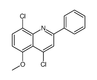 4,8-dichloro-5-methoxy-2-phenylquinoline Structure