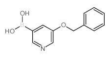 (5-(Benzyloxy)pyridin-3-yl)boronic acid Structure