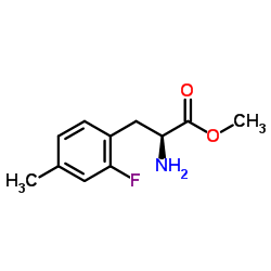 METHYL (2S)-2-AMINO-3-(2-FLUORO-4-METHYLPHENYL)PROPANOATE structure