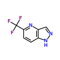 5-(Trifluoromethyl)-1H-pyrazolo[4,3-b]pyridine结构式