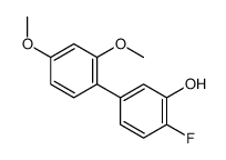 5-(2,4-dimethoxyphenyl)-2-fluorophenol Structure