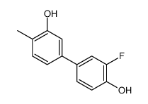 5-(3-fluoro-4-hydroxyphenyl)-2-methylphenol结构式