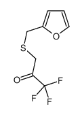 1,1,1-trifluoro-3-(furan-2-ylmethylsulfanyl)propan-2-one Structure