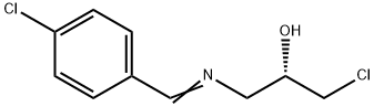 (S)-1-chloro-3-((4-chlorobenzylidene)amino)propan-2-ol structure