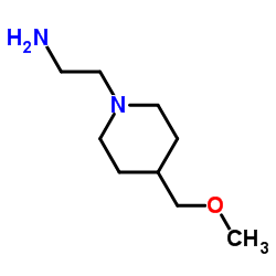 2-[4-(Methoxymethyl)-1-piperidinyl]ethanamine结构式