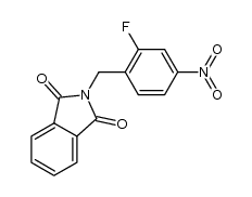 2-(2-fluoro-4-nitrobenzyl)isoindoline-1,3-dione结构式