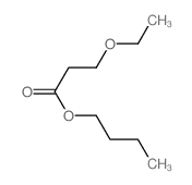 Propanoic acid,3-ethoxy-, butyl ester结构式