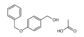 acetic acid,(4-phenylmethoxyphenyl)methanol结构式