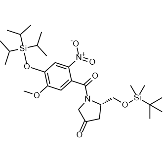 3-Pyrrolidinone,5-[[[(1,1-dimethylethyl)dimethylsilyl]oxy]methyl]-1-[5-methoxy-2-nitro-4-[[tris(1-methylethyl)silyl]oxy]benzoyl]-,(5S)- picture