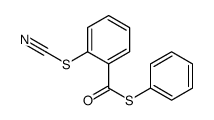 S-phenyl 2-thiocyanatobenzenecarbothioate Structure