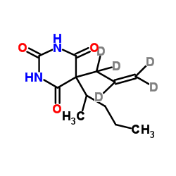 secobarbital-d5 Structure