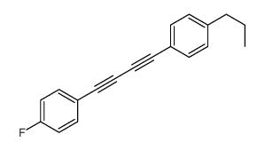 1-fluoro-4-[4-(4-propylphenyl)buta-1,3-diynyl]benzene Structure