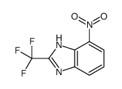 4-nitro-2-(trifluoromethyl)-1H-benzimidazole结构式