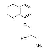 1-amino-3-(3,4-dihydro-2H-thiochromen-8-yloxy)propan-2-ol结构式