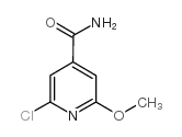 2-chloro-6-methoxyisonicotinamide Structure