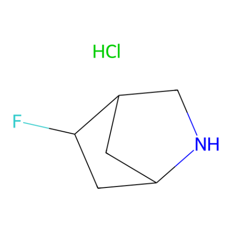 5-fluoro-2-azabicyclo[2.2.1]heptane hydrochloride Structure