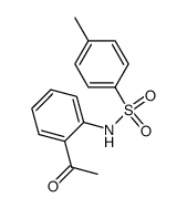 1-[2-N-(4-methylbenzenesulfonamido)phenyl]ethanone结构式