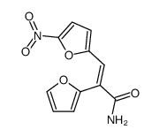 cis-3-(5-nitro-2-furyl)-2-(2-furyl)-acrylamide结构式