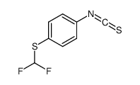 Benzene, 1-[(difluoromethyl)thio]-4-isothiocyanato- (9CI)结构式