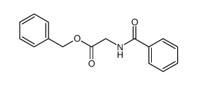 benzyl ester of N-benzoyl glycine Structure