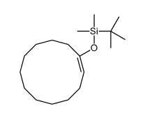 tert-butyl-(cyclododecen-1-yloxy)-dimethylsilane结构式