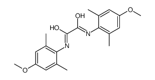 N,N'-bis(4-methoxy-2,6-dimethylphenyl)oxamide结构式