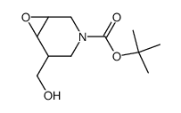 tert-butyl 3-hydroxymethyl-4,5-epoxypiperidine-1-carboxylate Structure