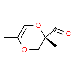 1,4-Dioxin-2-carboxaldehyde, 2,3-dihydro-2,5-dimethyl-, (2S)- (9CI)结构式