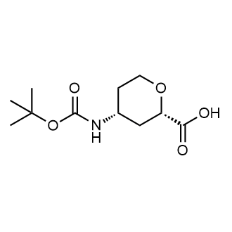 (2S,4R)-4-((叔丁氧羰基)氨基)四氢-2H-吡喃-2-羧酸图片