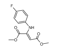 methyl 3-carbomethoxy-3-(4'-fluorophenyl)amino-2-propenoate结构式