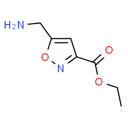 3-Isoxazolecarboxylicacid,5-(aminomethyl)-,ethylester(9CI) picture