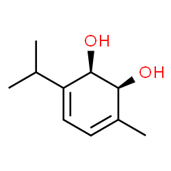 3,5-Cyclohexadiene-1,2-diol,3-methyl-6-(1-methylethyl)-,(1R,2S)-(9CI) Structure