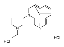 Pyrrolo(3,2,1-jk)(1,4)benzodiazepine, 2-(2-(diethylamino)ethyl)-1,2,3, 4-tetrahydro-, dihydrochloride Structure