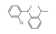 (+/-)-1-[(2-chlorophenyl)methylphosphino]-2-(dimethylphosphino)benzene Structure