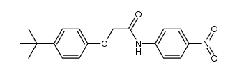 2-(4-tert-butylphenoxy)-N-(4'-nitrophen-1'-yl)acetamide Structure