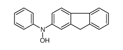 N-(9H-fluoren-2-yl)-N-phenylhydroxylamine structure