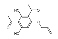 2,4-Diacetyl-5-allyl-resorcinol Structure