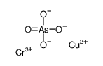 copper,chromium(3+),trioxido(oxo)-λ5-arsane结构式