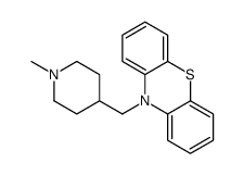 10-[(1-Methyl-4-piperidinyl)methyl]-10H-phenothiazine结构式